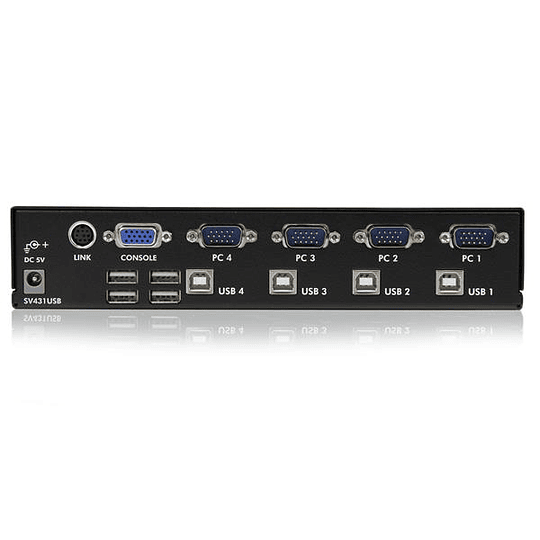 Switch 4 Puertos KVM VGA USB