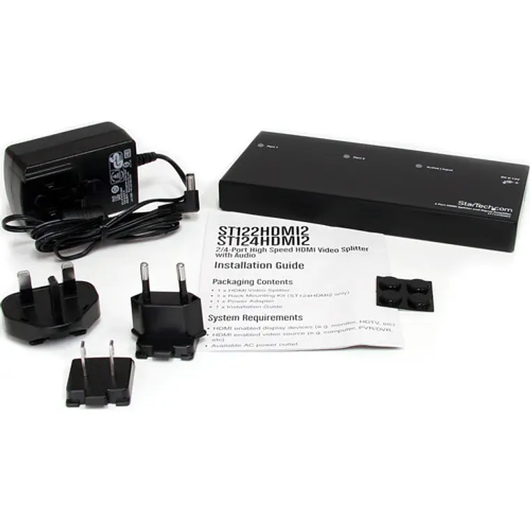 Multiplicador HDMI de 2 puertos 4