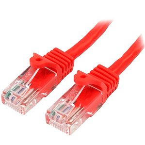 Cable de Red de 0 5m Rojo Cat5e Ethernet