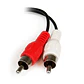 Cable 15cm Mini Jack Hembra a RCA Macho - Miniatura 3