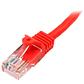 Cable de Red de 0 5m Rojo Cat5e Ethernet - Miniatura 2