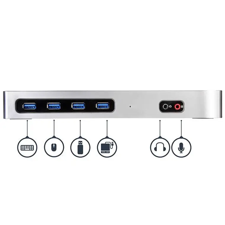 Docking Station 4K Dual con 6 Puertos USB C / USB 3.0 3