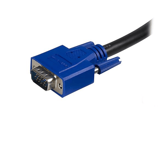 Cable 1,8 metros KVM VGA USB 2 en 1