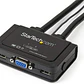 Cable Switch Conmutador KVM 2x VGA USB - Miniatura 1