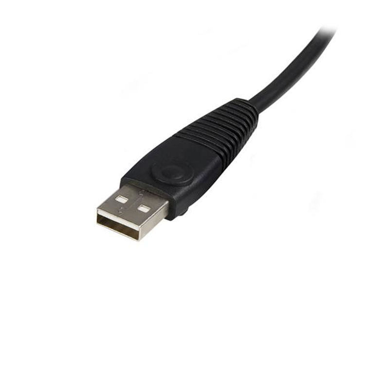Cable 1,8 metros KVM VGA USB 2 en 1 3
