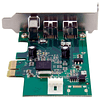 Adaptador Tarjeta FireWire PCI-Express Bajo Perfil de 2 Puertos F/W 800 y 1 Puerto F/W 400