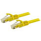 Cable de Red 30cm Amarillo Cat6 RJ45 - Miniatura 1