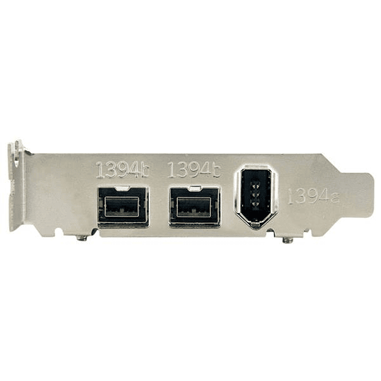 Adaptador Tarjeta FireWire PCI-Express Bajo Perfil de 2 Puertos F/W 800 y 1 Puerto F/W 400