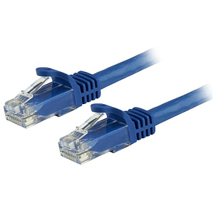 Cable de Red 15cm Azul Cat6 sin Enganche
