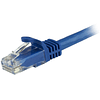 Cable de Red 15cm Azul Cat6 sin Enganche