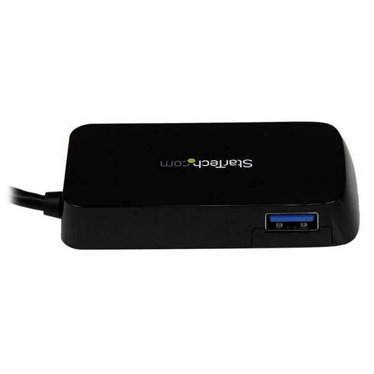 Adaptador Concentrador Hub USB 3.0 Super Speed para Notebook de 4 Puertos Salidas - Negro 1