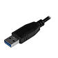 Adaptador Concentrador Hub USB 3.0 Super Speed para Notebook de 4 Puertos Salidas - Negro - Miniatura 2