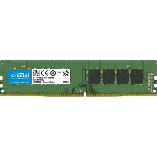 Memoria Ram 8GB DDR4 3200Mhz CL22 UDimm Crucial 1.2V