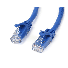 Cables de Conexión de Red Cat 6, 3 mts, azul
