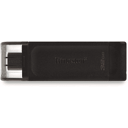 Kingston DataTraveler 70 - Memoria USB USB 3.2 Gen 1 (32 GB, 32 GB), color negro