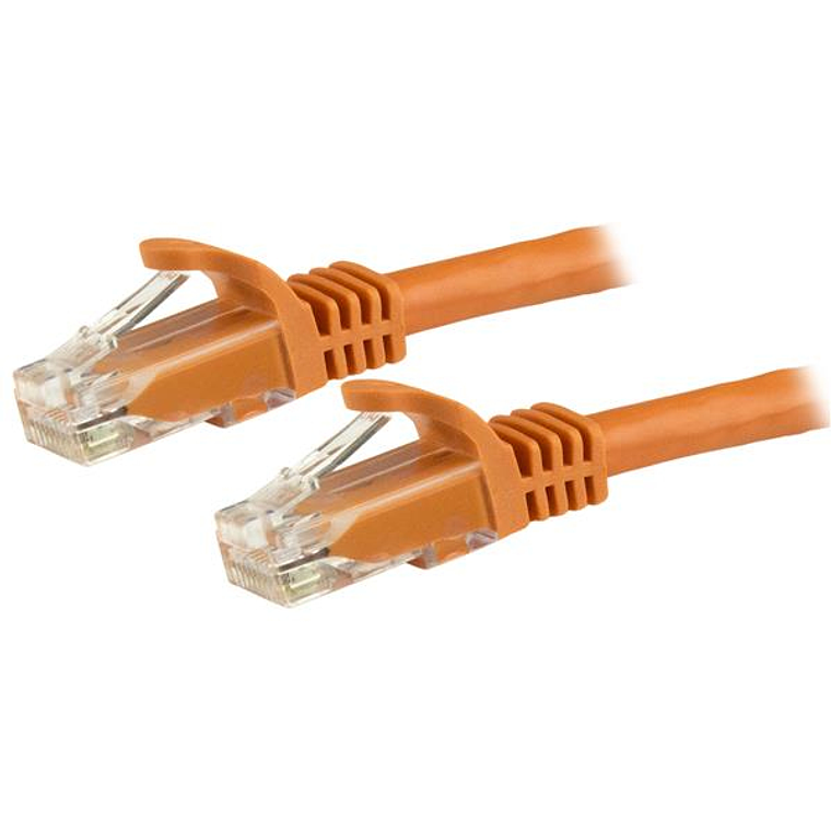 Cable 3m Ethernet Cat6 Snagless Naranja 1