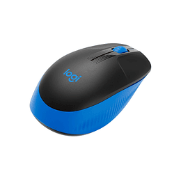 Logitech - Mouse - Inalámbrico - Azul - M190