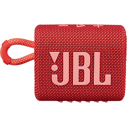 Altavoz Bluetooth portátil JBL Go 3 (rojo)