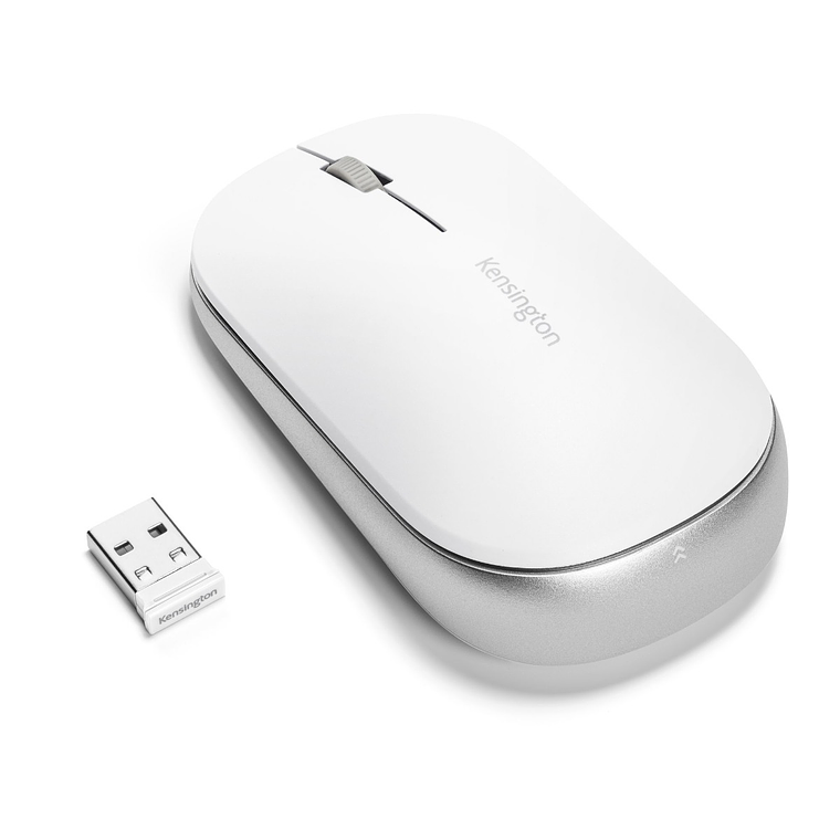 Mouse Óptico Kensington SureTrack, 4 Botones, Inalámbrico, Blanco 1