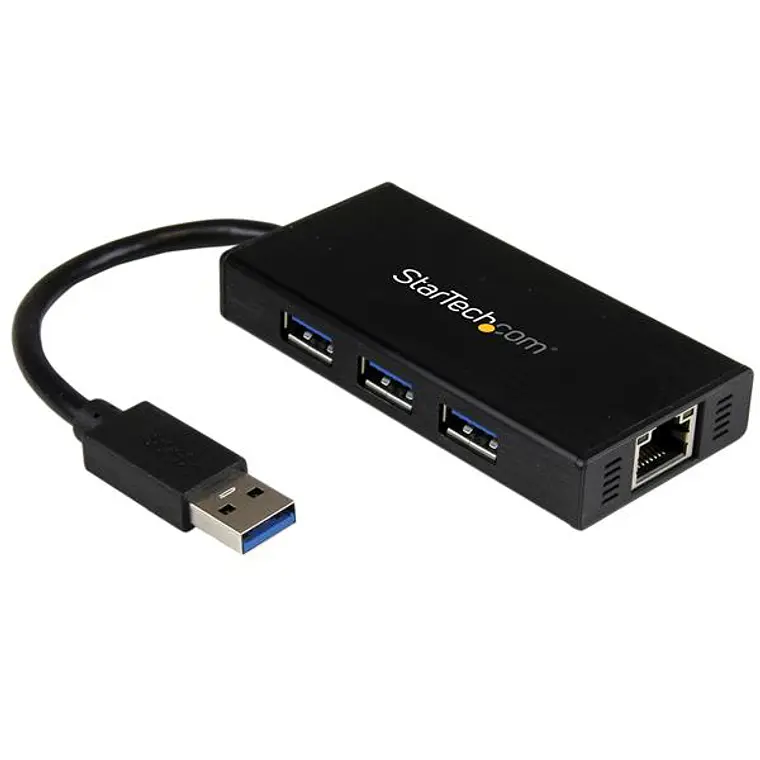 Hub USB 3.0 de 3 Puertos y Ethernet 4