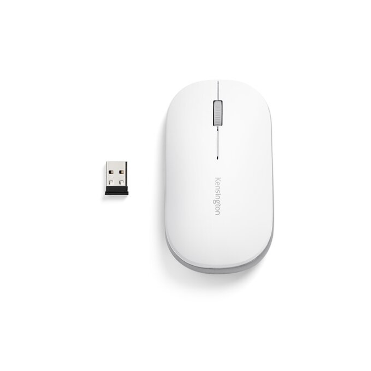 Mouse Óptico Kensington SureTrack, 4 Botones, Inalámbrico, Blanco 2
