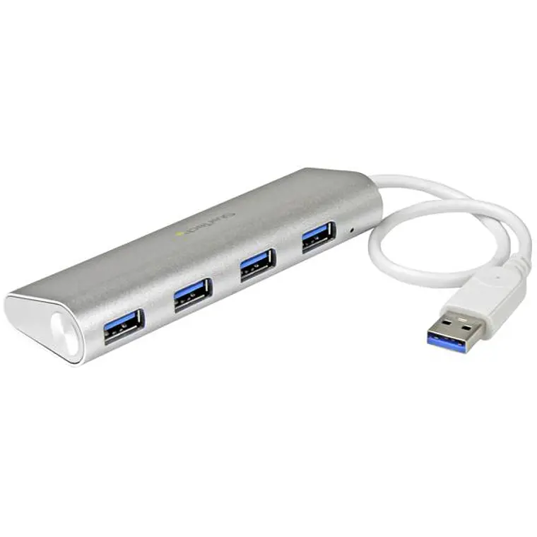 Concentrador Portátil USB 3.0 de 4 Puertos - Hub con Cable Incorporado 2
