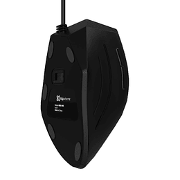 Klip Xtreme - Mouse - USB - Cableado - Negro - Ultra ergonómico
