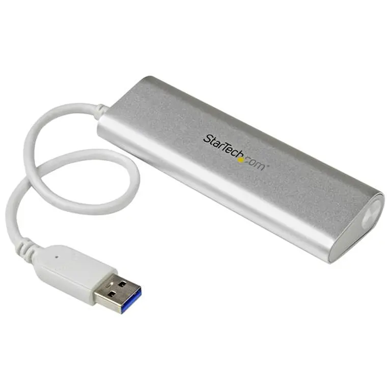 Concentrador Portátil USB 3.0 de 4 Puertos - Hub con Cable Incorporado 4