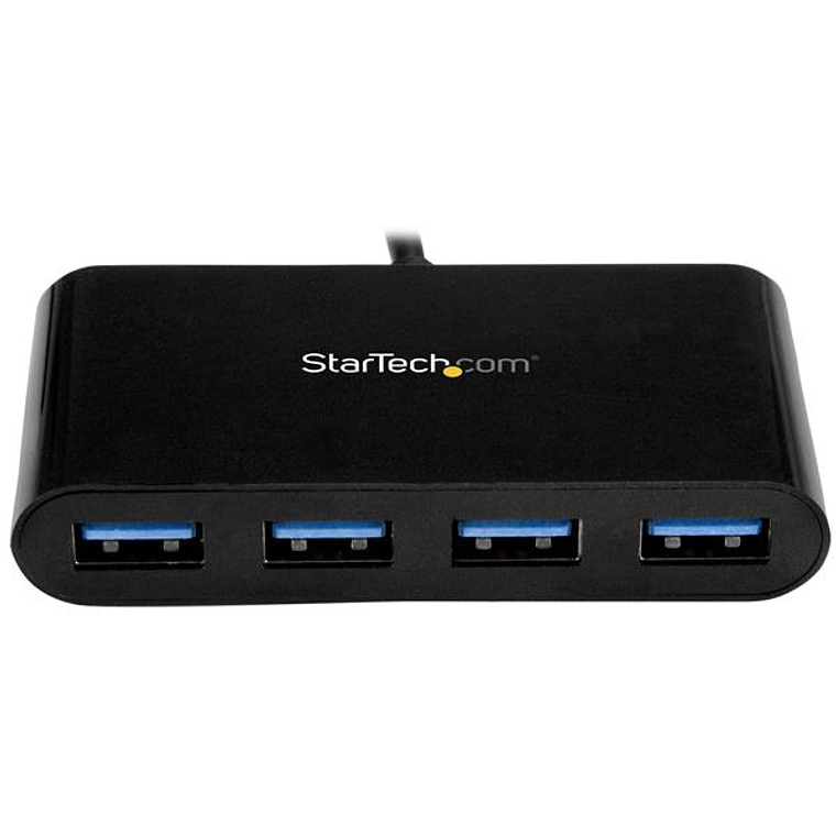 Hub Concentrador USB 3.0 de 4 Puertos Hub USB-C a 4x USB A Alimentado por el Bus - Conversor de USB C a USB Convencional 1