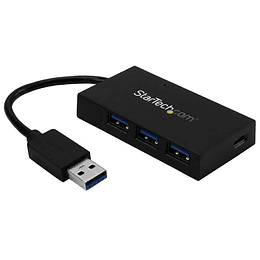 Hub USB 3.0 de 4 Puertos Concentrador de 3 Puertos USB-A y 1 Puerto USB-C