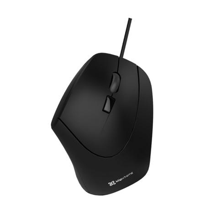 Klip Xtreme - Mouse - USB - Cableado - Negro - Ultraergonómico 3