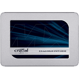Unidad SSD 1TB Crucial MX500 2.5", SATA 6.0Gb/s, Lectura 560 MB/s, Escritura 510 MB/s
