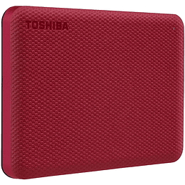 Disco duro 1TB externo Toshiba Canvio Advance HDTCA10XR3AA - Pórtatil Rojo