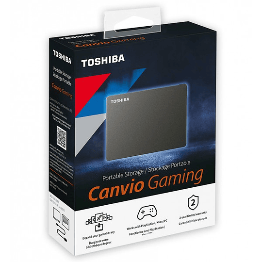 Disco Duro 4TB externo | Toshiba Canvio Gaming HDTX140XK3CA Negro