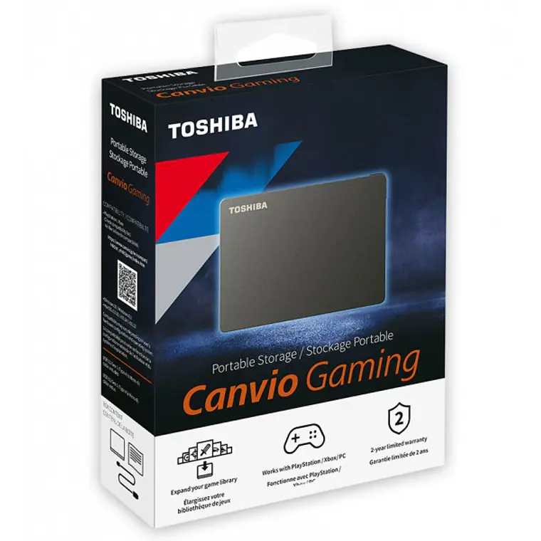 Disco Duro 4TB externo | Toshiba Canvio Gaming HDTX140XK3CA Negro 3