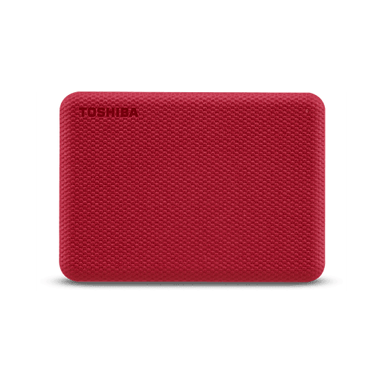Disco Duro 2TB externo | Toshiba Canvio Advance USB 3.0 Rojo