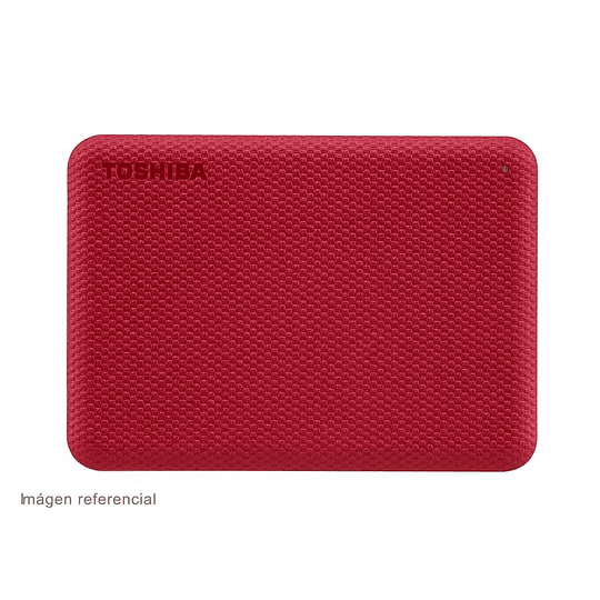 Disco duro 1TB externo | Toshiba Canvio Advance HDTCA10XR3AA Rojo