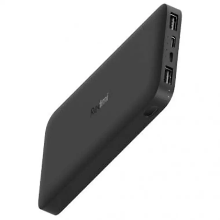 Xiaomi - Batería Portátil recargable Xiaomi 26923 Powerbank de 10000 mAh. Color Negro. 2