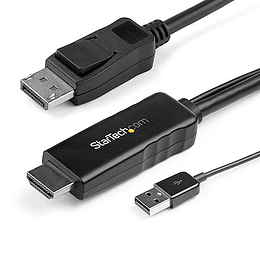 Cable HDMI a DisplayPort de 2 m- 4K 30Hz