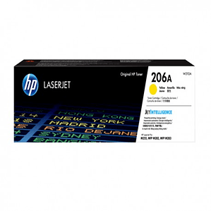 Cartucho de Tóner HP 206A Color Amarillo LaserJet Original W2112A