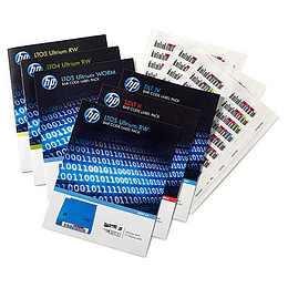 Paquete de etiquetas de código de barras HP LTO-6 Ultrium RW