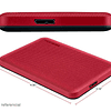 Disco duro 1TB externo | Toshiba Canvio Advance HDTCA10XR3AA Rojo