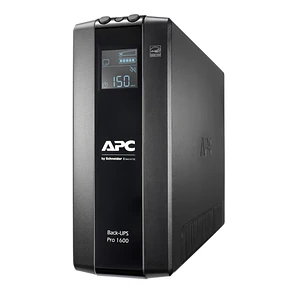 UPS 1600VA APC SAI Back UPS Pro, 8 Tomas de Salida, AVR, Interfaz LCD