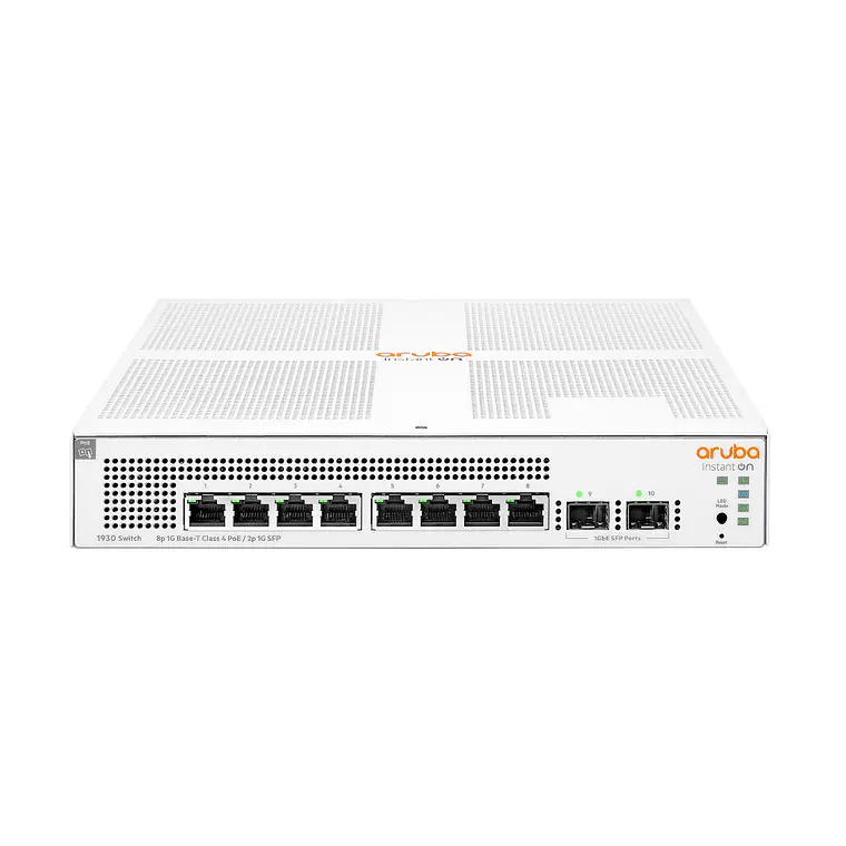 Switch 8 puertos HPE Aruba Instant On 1930 Compatible con PoE + Gigabit, con SFP 1