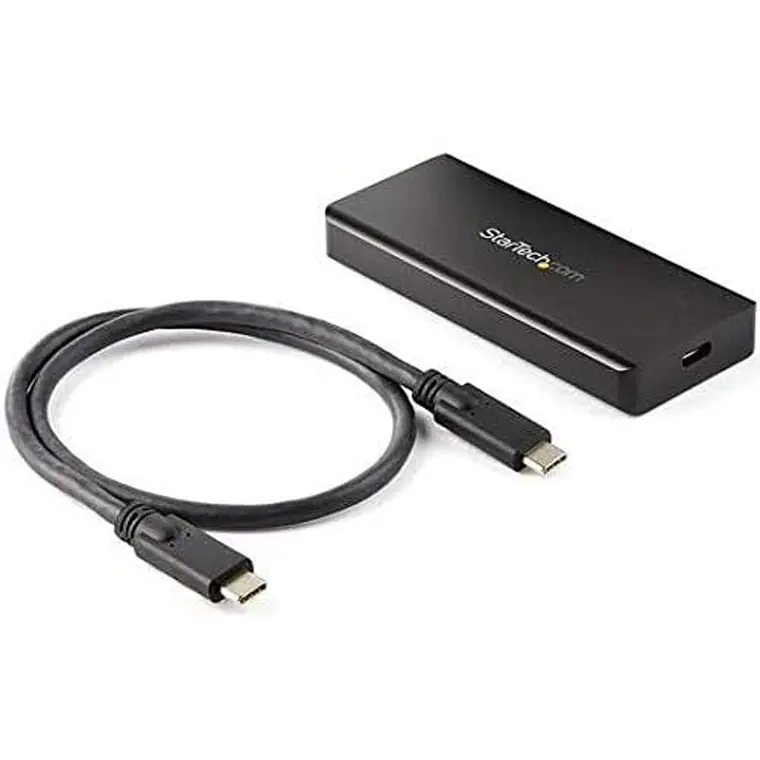 Gabinete StarTech para disco duro M.2 NVMe, convierte tu SSD (M.2 NVMe) a un SSD externo, USB-C. 1