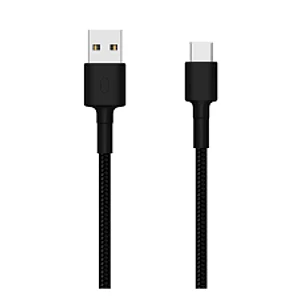 Cable USB-C Xiaomi Mi Braided USB (M) a USB-C (M) - USB 2.0 - 1m negro