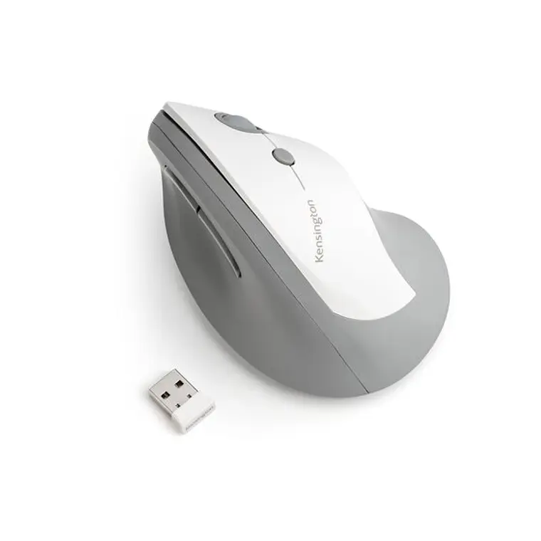 Mouse Vertical Pro Fit Kensington, inalámbrico, gris 1