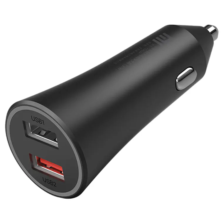 Cargador de Auto Xiaomi Carga Rápida 37W, 2 USB. Color Negro 1
