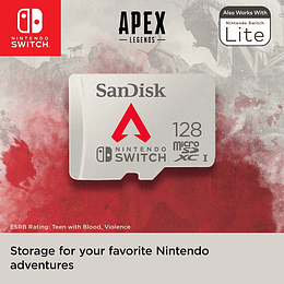 SanDisk - Tarjeta de memoria flash - 128 GB - microSDXC UHS-I - para Nintendo Switch, Nintendo Switch Lite