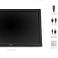 Monitor 24“ touchscreen ViewSonic  LED IPS - HDMI / DisplayPort - Black - Miniatura 2
